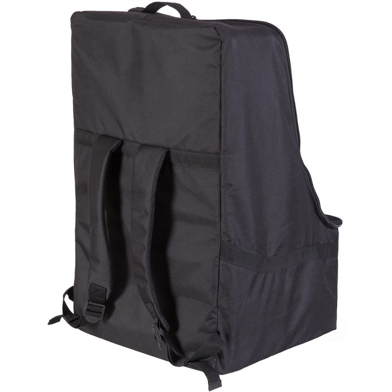 Black Children's Car Seat Travel and Storage Backpack Bag