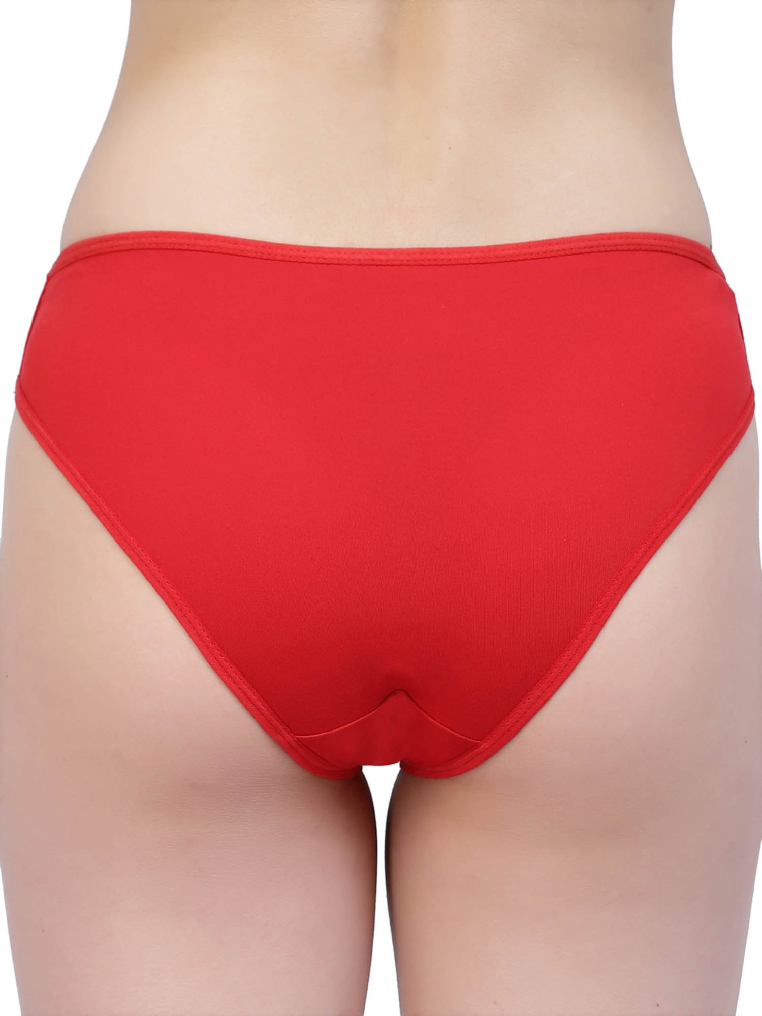 Cukoo Red Lace Work Hipster Panty