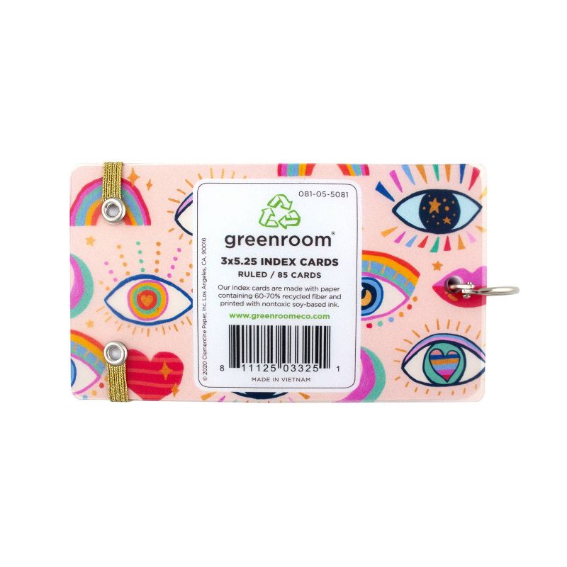 6pk 100 per pack 4" x 6" Blank Index Cards Primary Assorted Colors - Top Notch Teacher Products