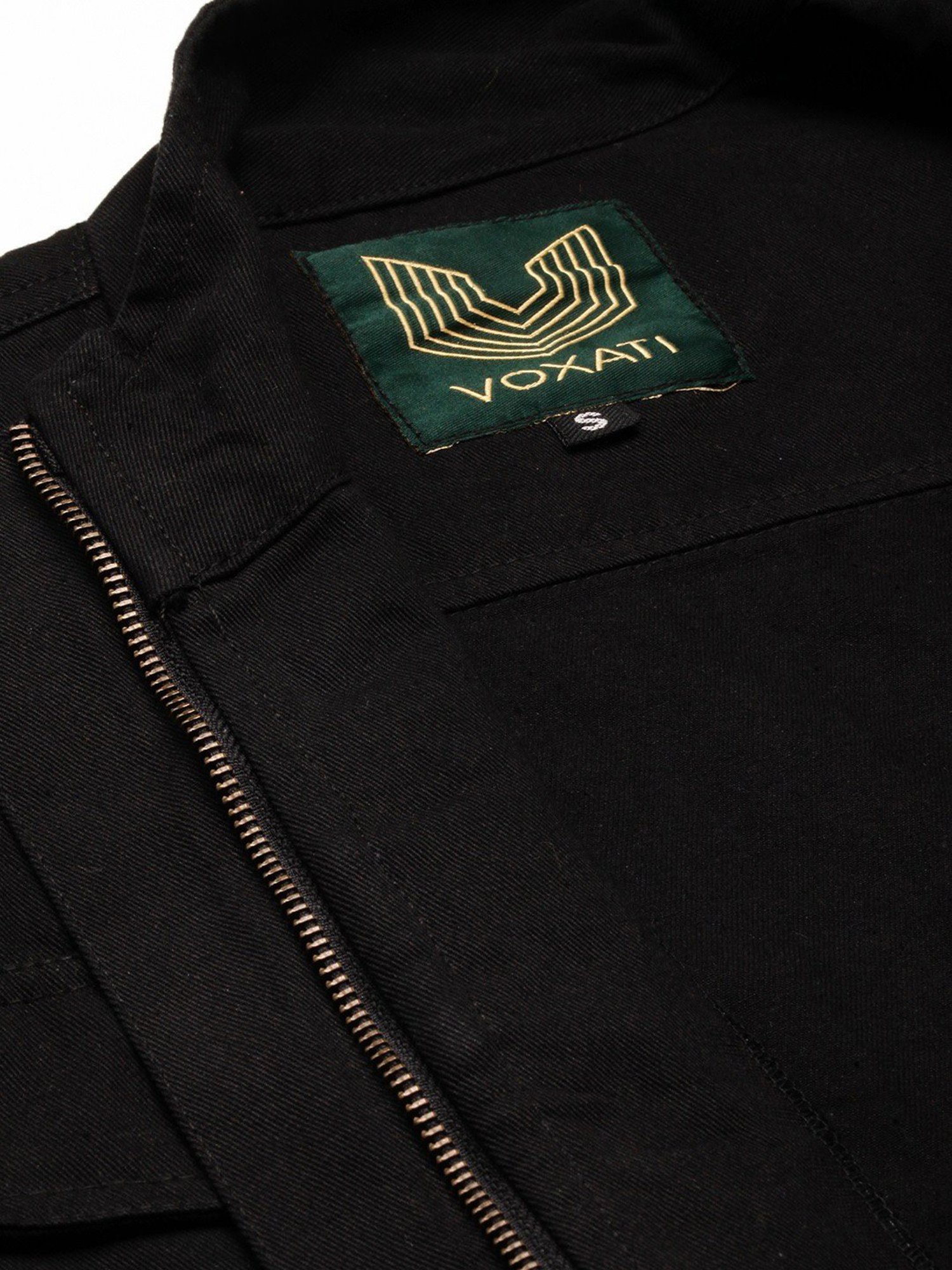 VOXATI Black Regular Fit Jacket