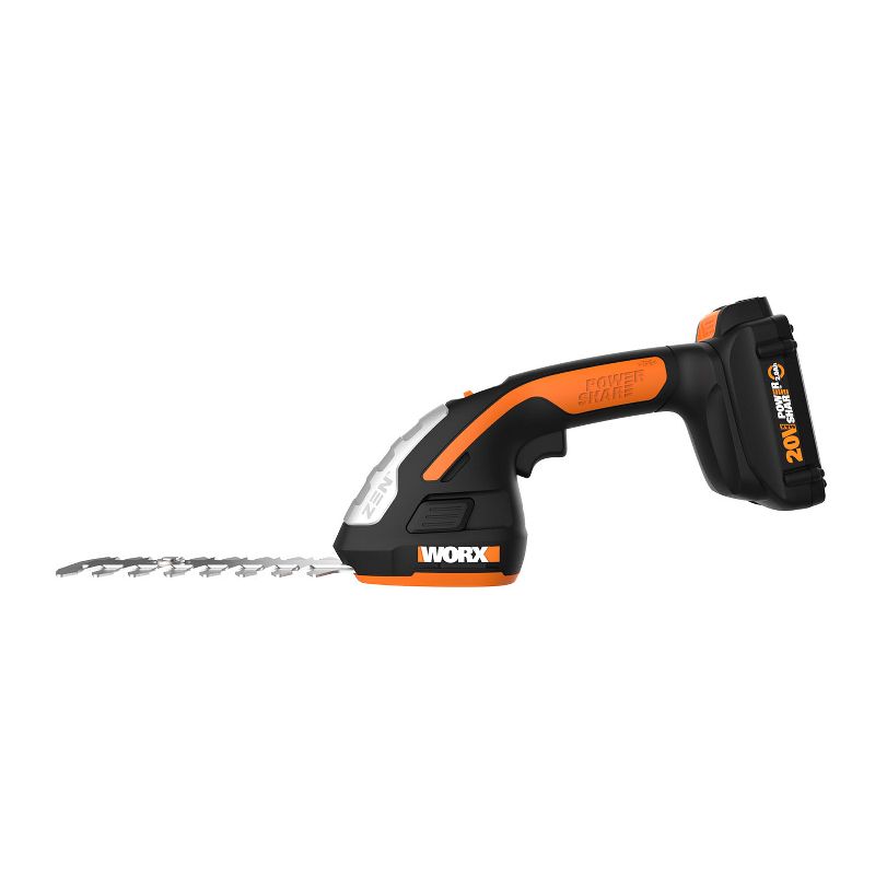 Worx WG801.9 20V Cordless 4" Shear and 8" Shrubber Trimmer
