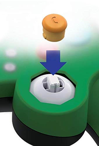 Nintendo Switch Super Mario Bros Luigi GameCube Style Wired Fight Pad Pro Controller by PDP, 500-100-NA-D4