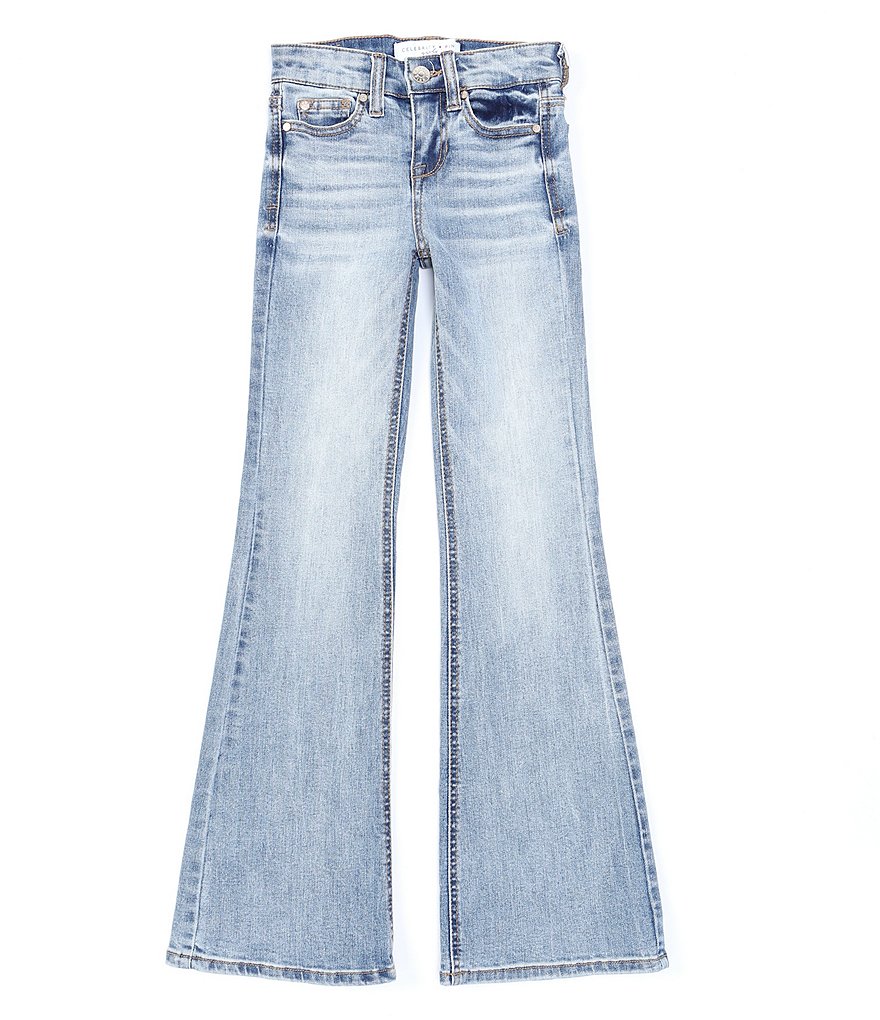 Celebrity Pink Big Girls 7-16 Distressed Flare Jeans