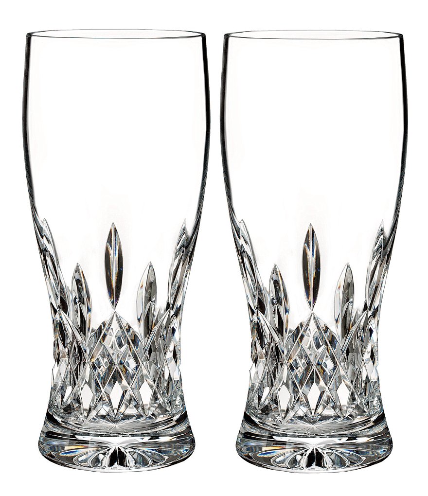 Waterford Lismore 6-Piece Crystal Double Old Fashioned Glass Boxed Set