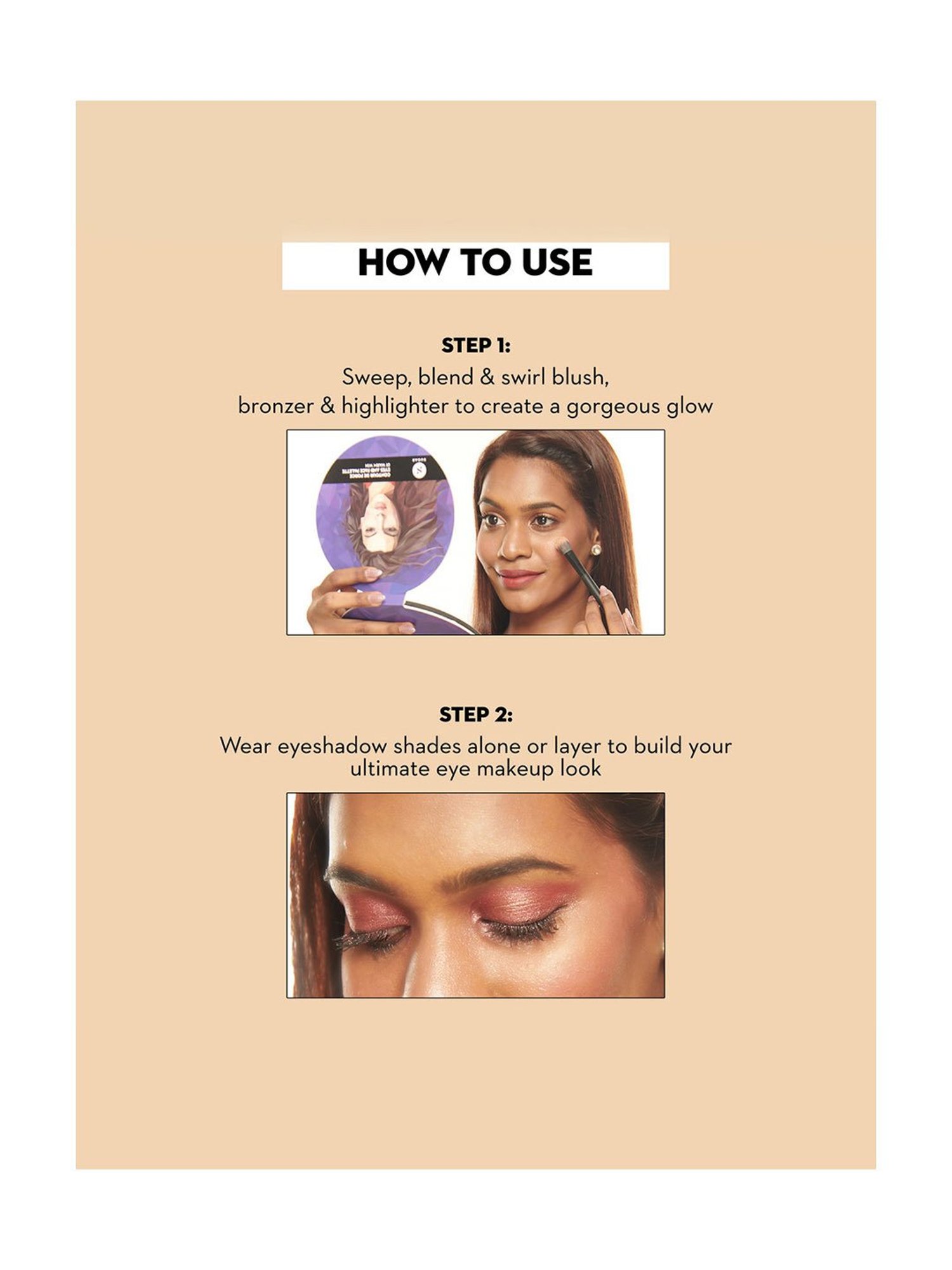 SUGAR Cosmetics Contour De Force Eyes and Face Palette 01 Warm Win - 20.3 gm