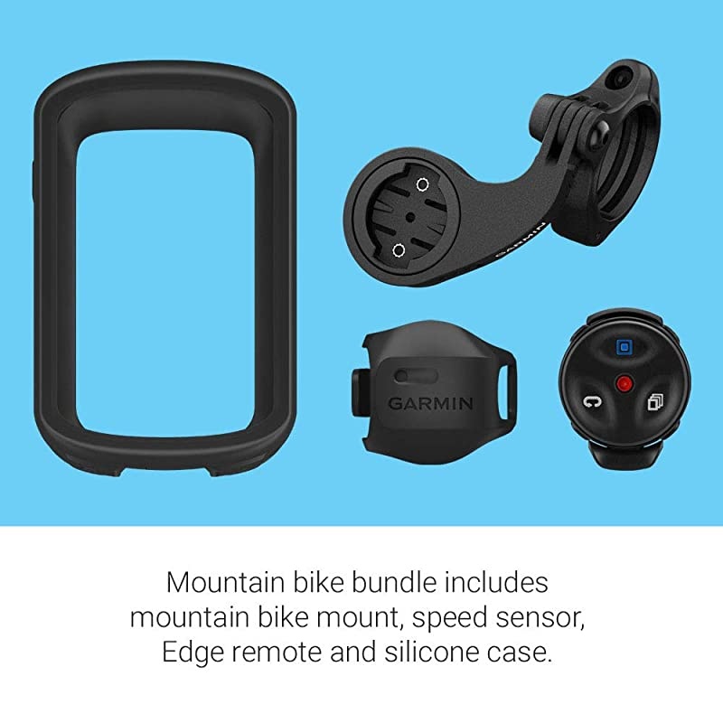 Edge 830 Mountain Bike Bundle, Performance Touchscreen GPS Cycling/Bike Computer with Mapping, Dynamic Performance Monitoring and Popularity Routing & HRM-Dual Heart Rate Monitor