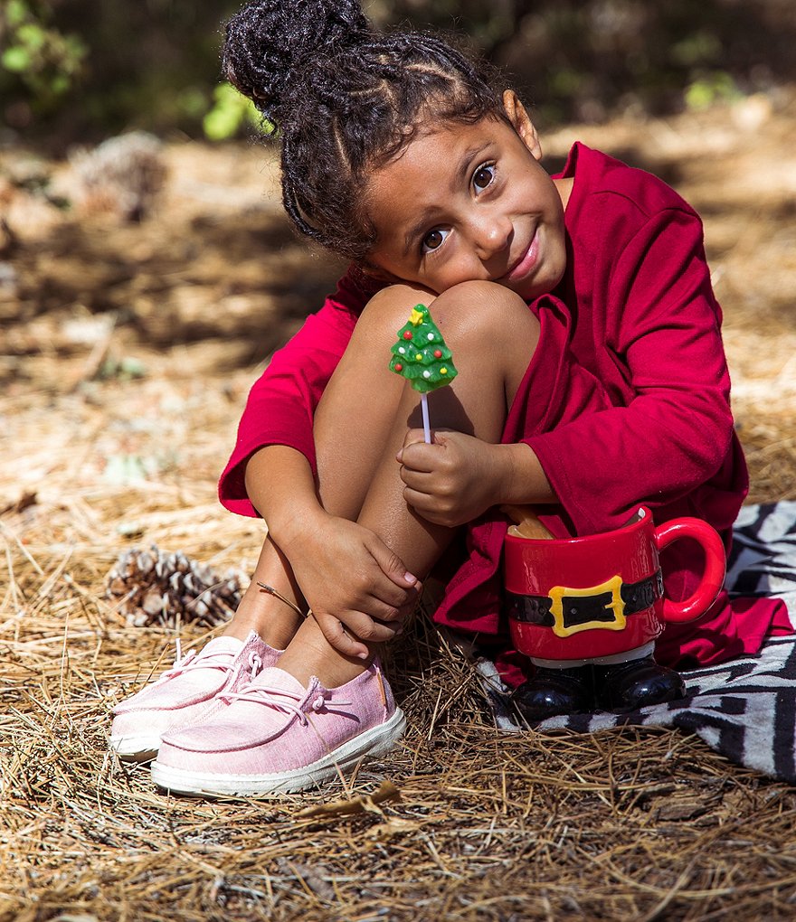 Hey Dude Girls' Wendy Linen Washable Slip-Ons (Youth)