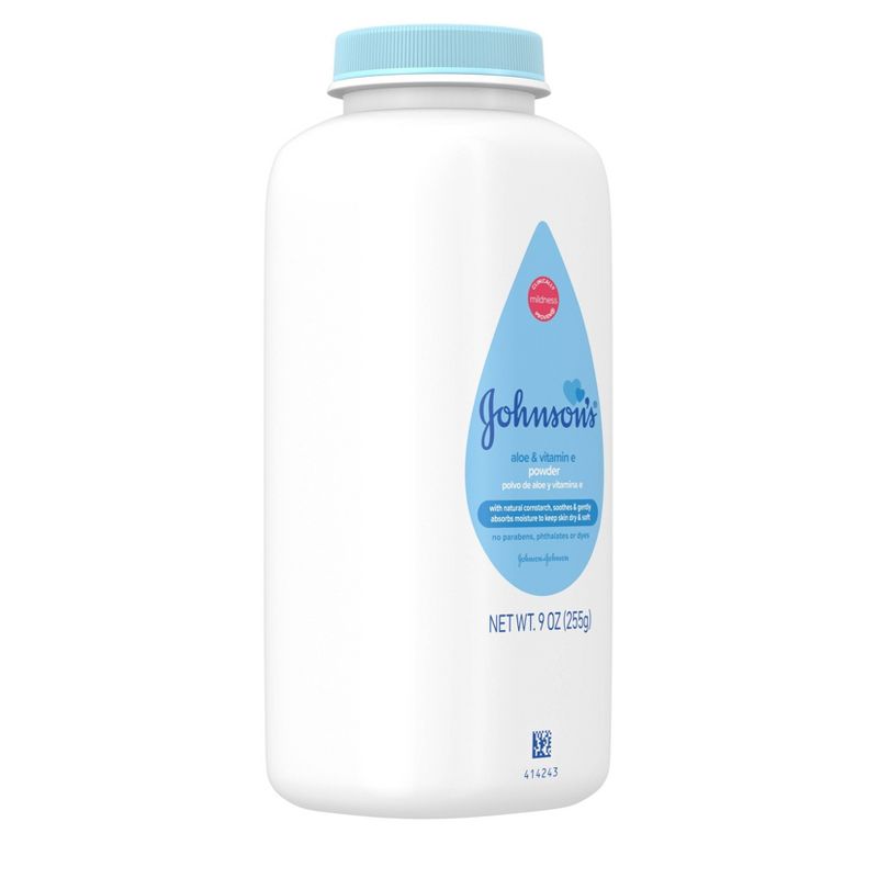 Johnson's White Baby Powder with Cornstarch - 9oz