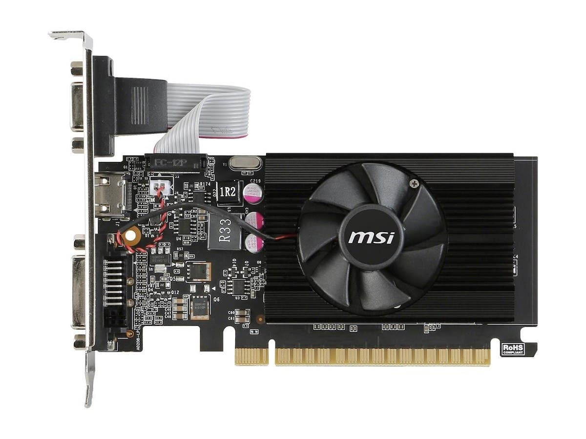 MSI Computer VGA Graphic Card GT 710 2GD3 LP