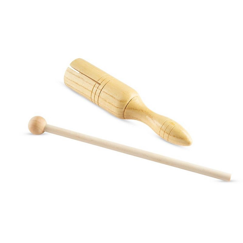 Trophy Small Wood Tone Block with Mallet