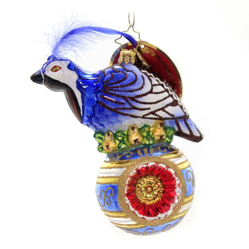 Christopher Radko 5.0" On The First Day Of Christmas Ornament Partridge  -  Tree Ornaments