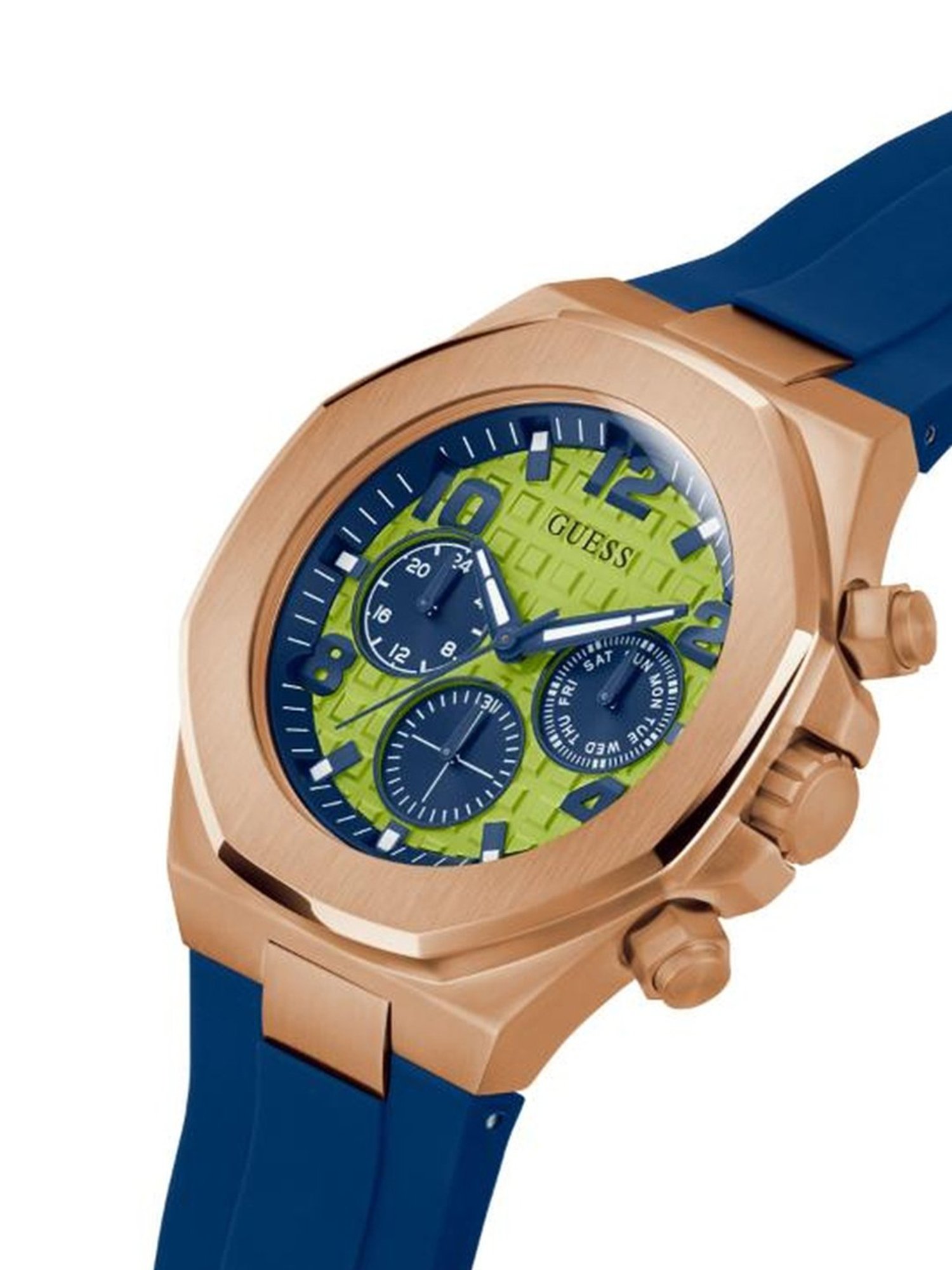 GUESS EMPIRE Men  Rose Gold Tone Dial Analog Watch - GW0583G3