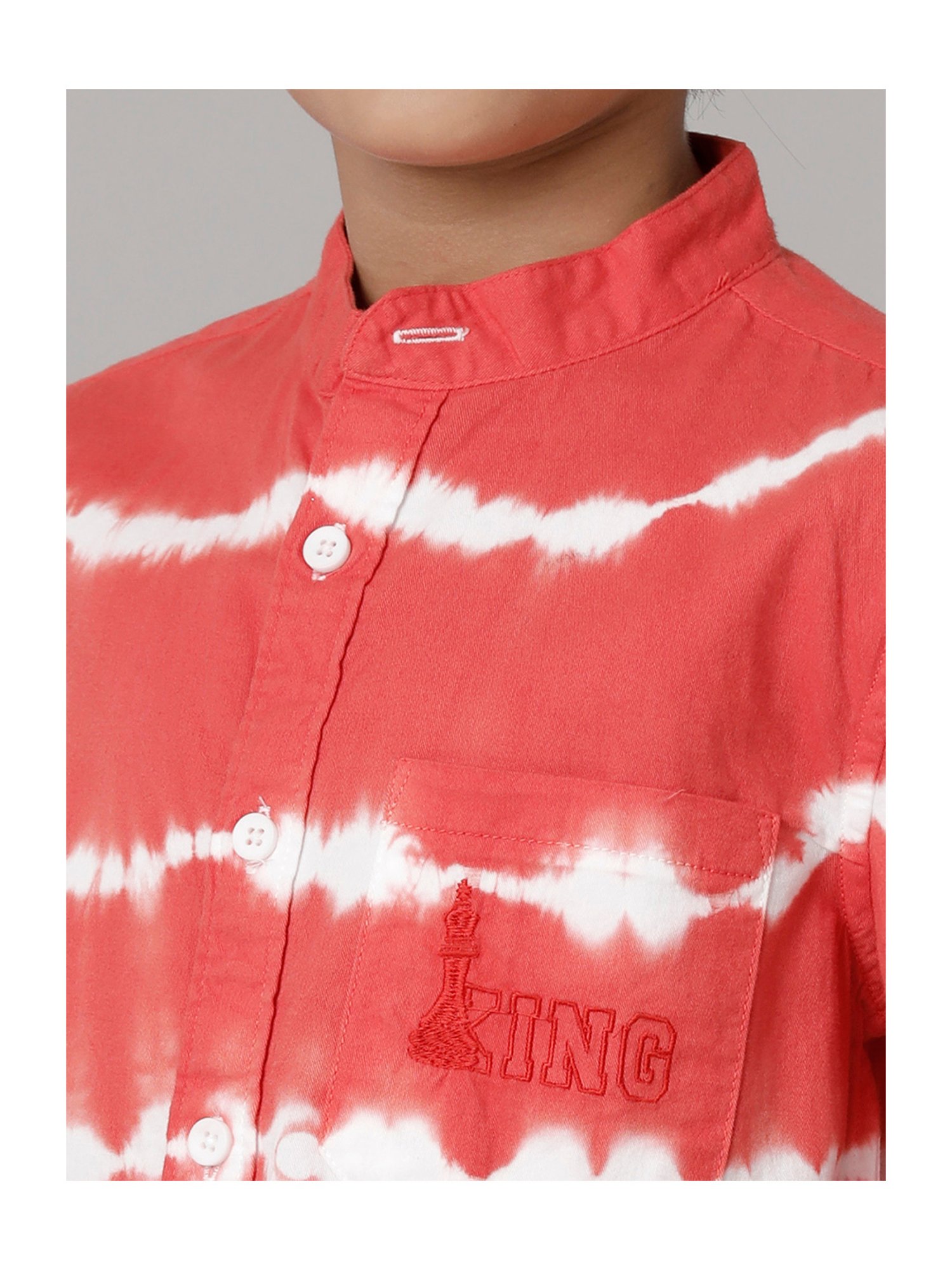 Under Fourteen Only Kids Red Tie Dye Shirt