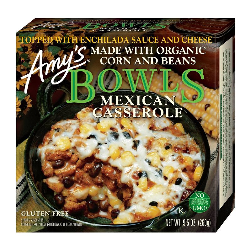 Amy's Frozen Mexican Casserole Bowl - 9.5oz