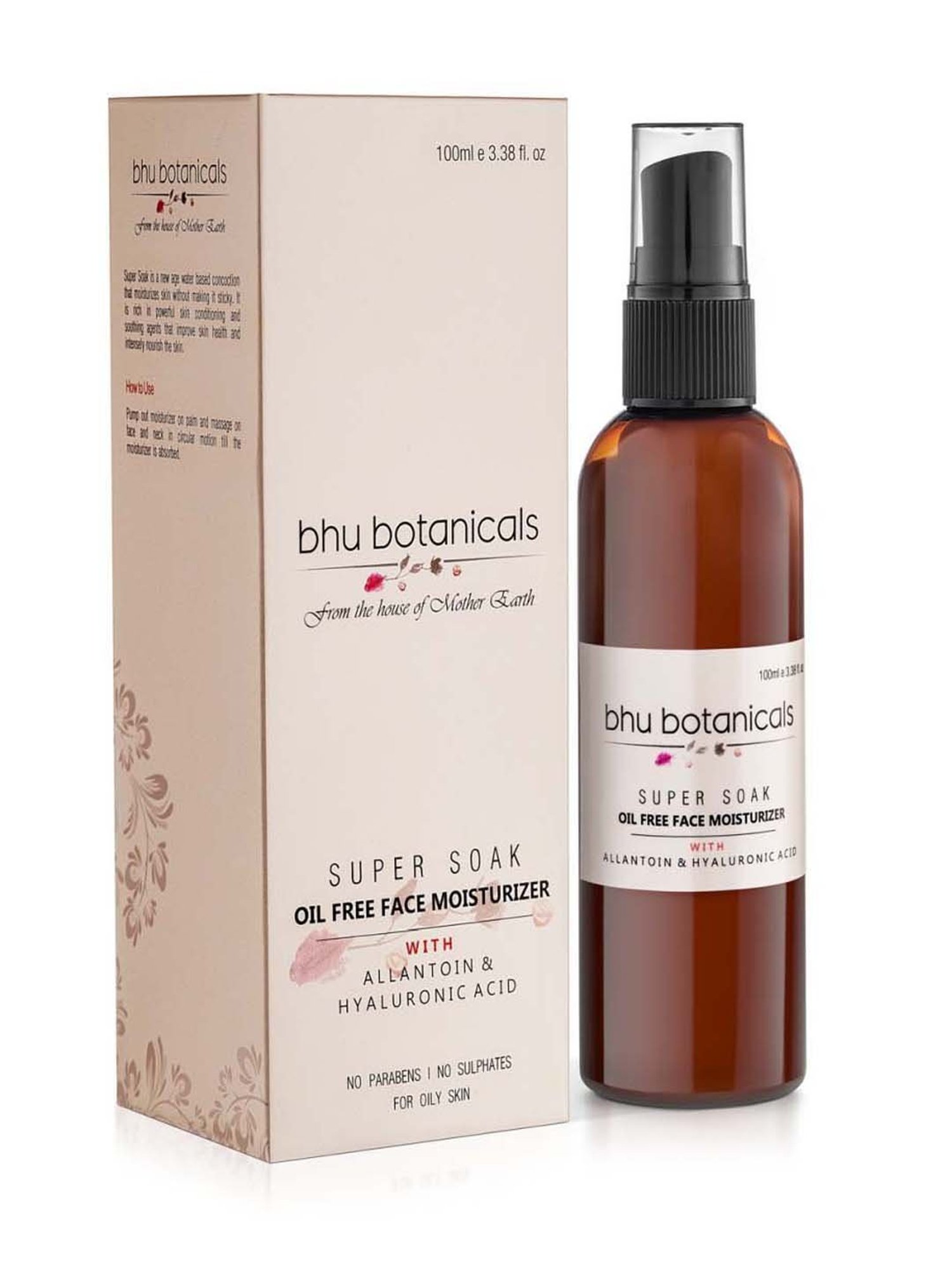 bhu botanicals Super Soak Oil Free Face Moisturizer - 100 ml