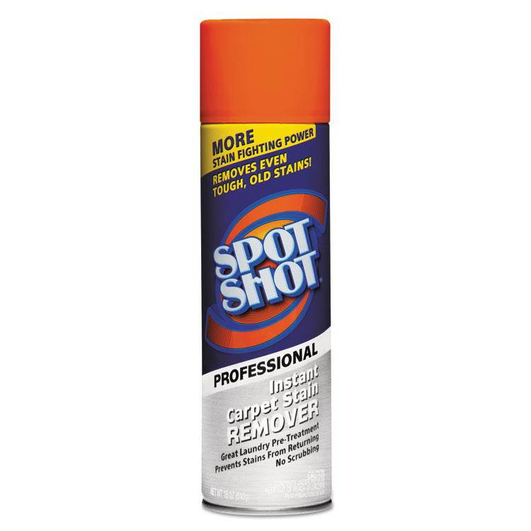 WD-40 Spot Shot Professional Instant Carpet Stain Remover, 18oz Spray Can, 12