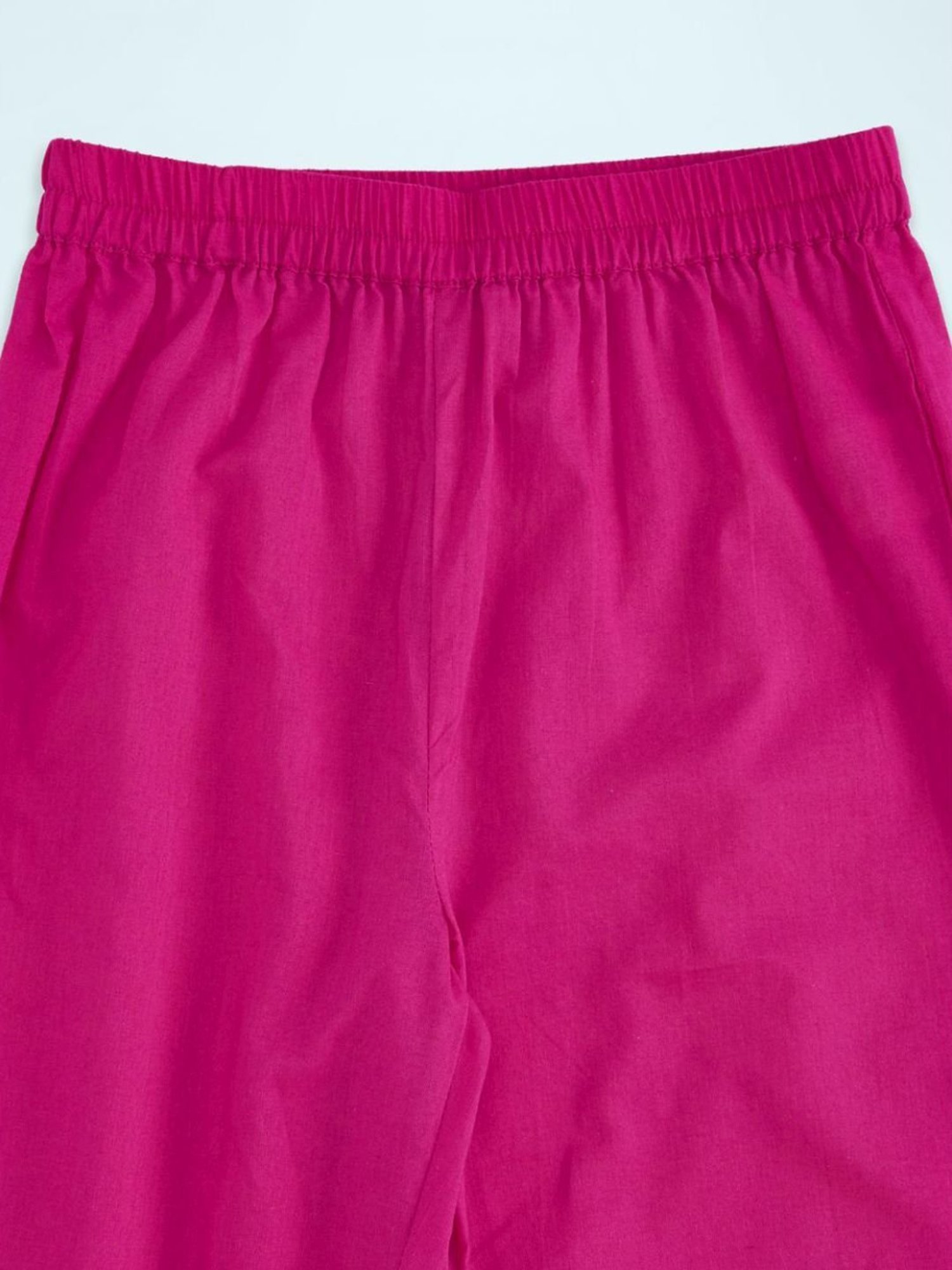 Akkriti by Pantaloons Kids Mustard & Pink Cotton Floral Print Kurta Set