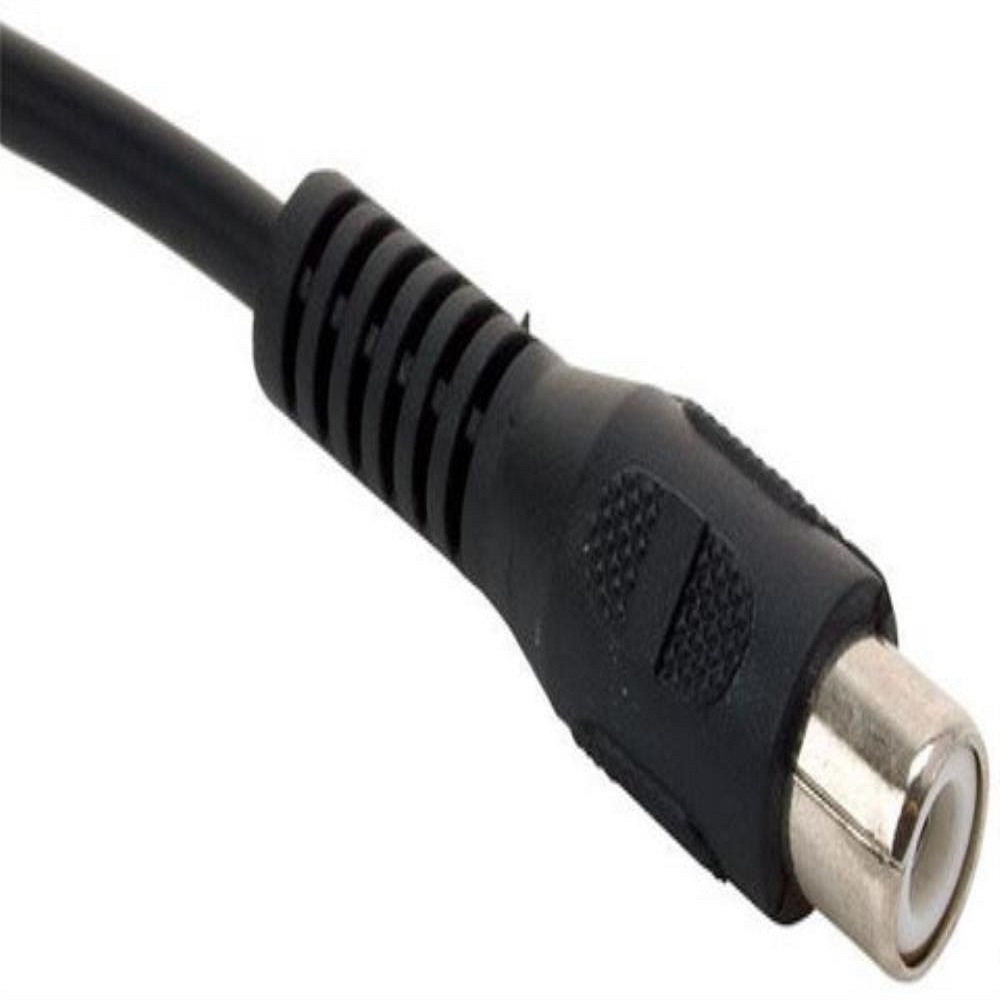 (Pack of 3 ) RCA Phono Y Splitter Leads Audio Splitting Split Cable 2 Male to 1 Female