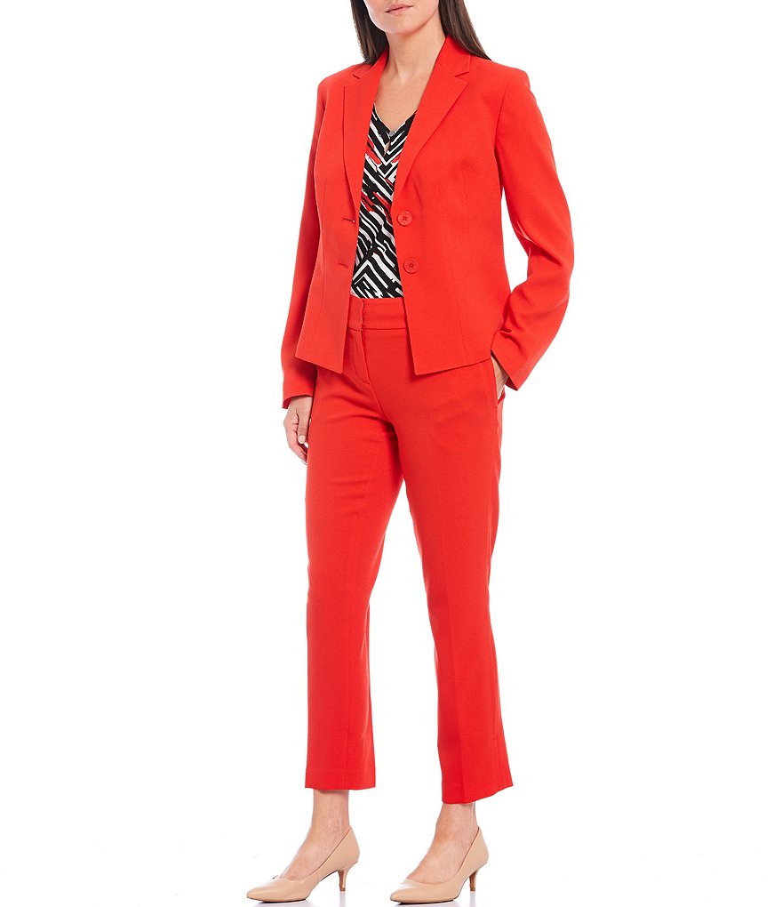 Kasper Petite Size Cropped Slim Pant