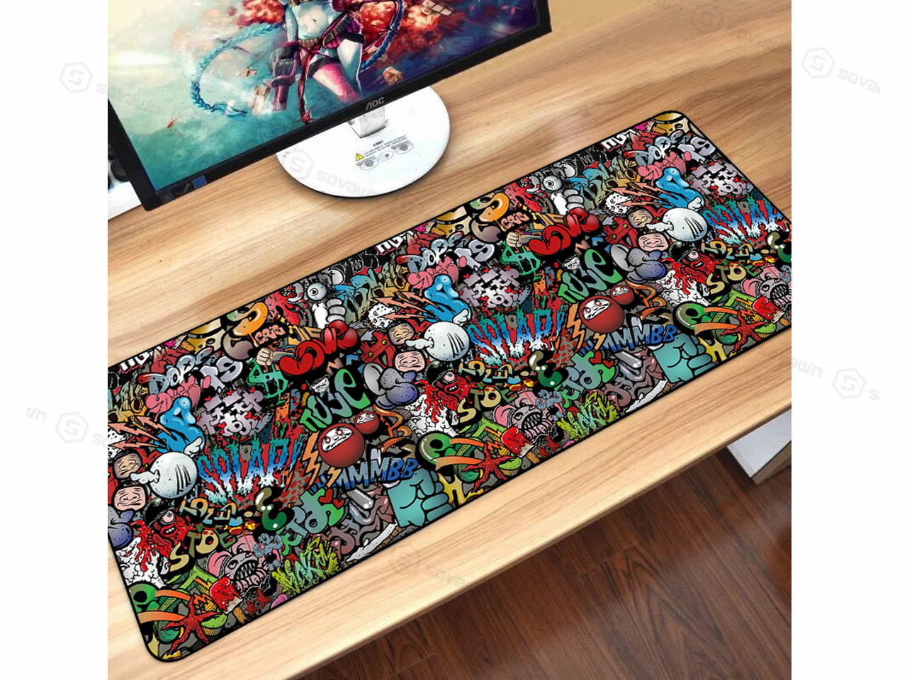 80x30cm Star Wars Gaming Mouse Pad XXL Computer Mousepad Large XL Rubber Desk Keyboard Mouse Pad Mat Gamer for Call of Duty 3 Gaming Mouse Pad 11 thickness 1.5mm