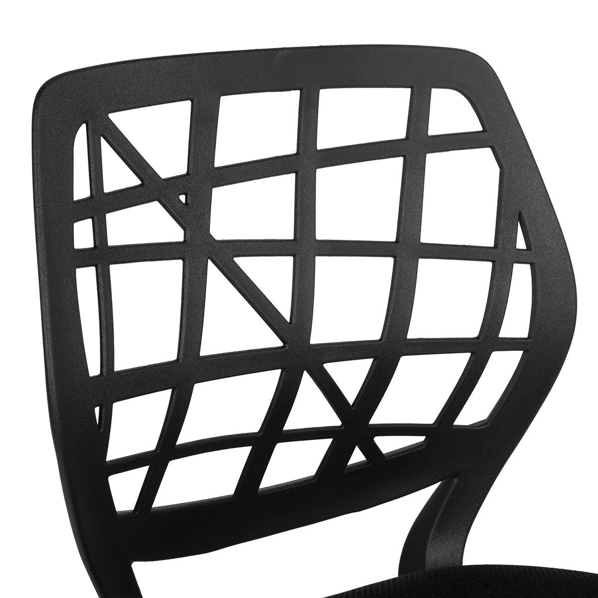 FurnitureR Teen Task Chair Height Adjustable Swivel Rolling,Children Student Computer Desk Chair,Black