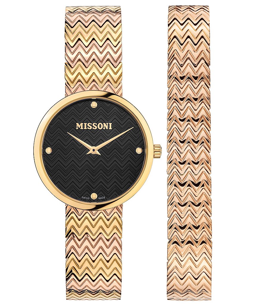 Missoni M1 Stainless Steel Watch Box Set