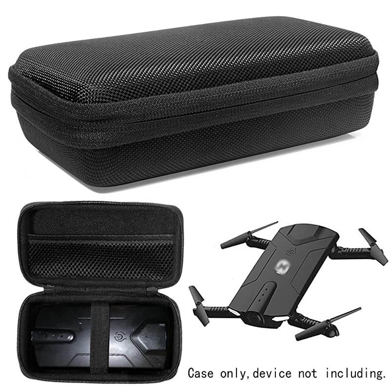Protective Case for Holy Stone HS160 Shadow FPV RC Drone, Elastic strap to secure HS160, mesh pocket for cable and back up batteries, Strong light weight hard case, detachable wrist strap