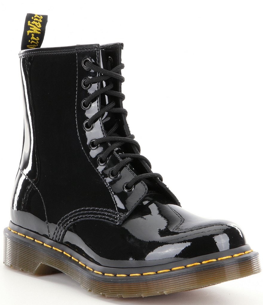 Dr. Martens Women's 1460 Patent Leather Combat Boots