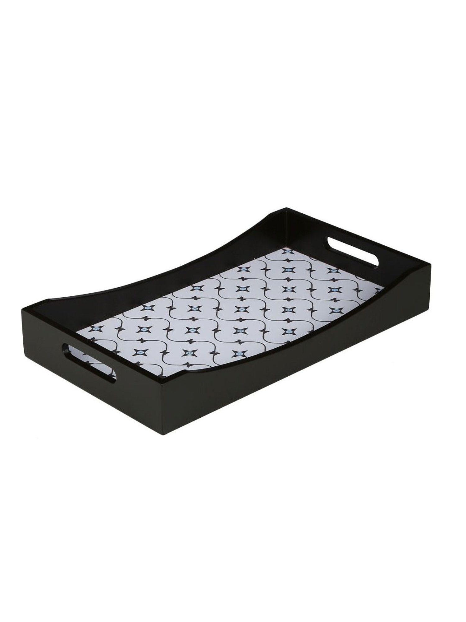 Crayton Star Printed MDF Rectangular Serving Tray - Set of 1