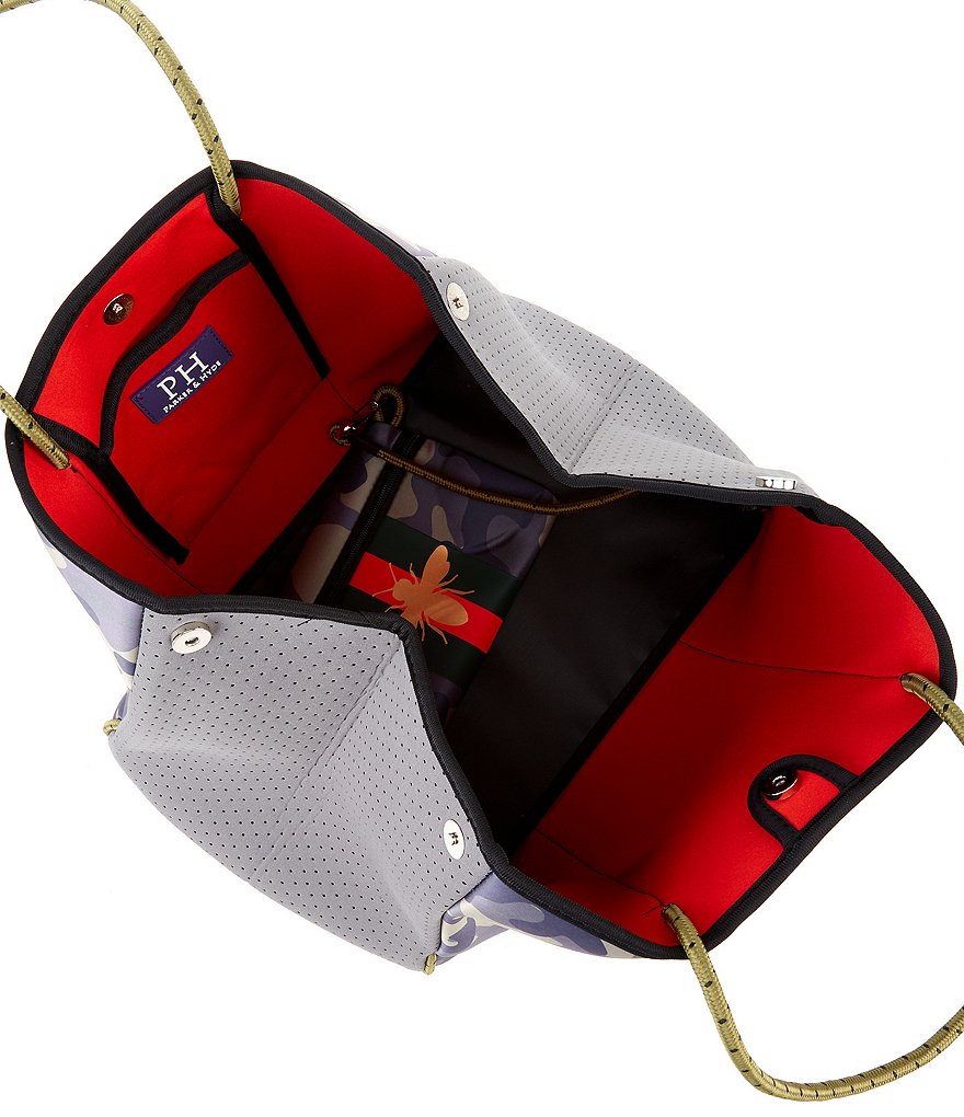 Parker & Hyde Camo Bee Neoprene Tote Bag