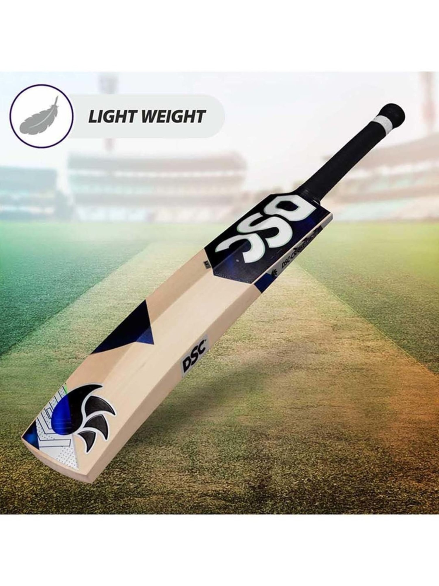 DSC Blak 200 English Willow Cricket Bat Size - 6