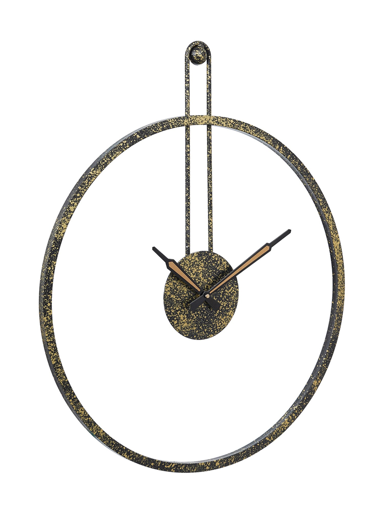 CHRONIKLE Round Multicolor Iron Wall Clock