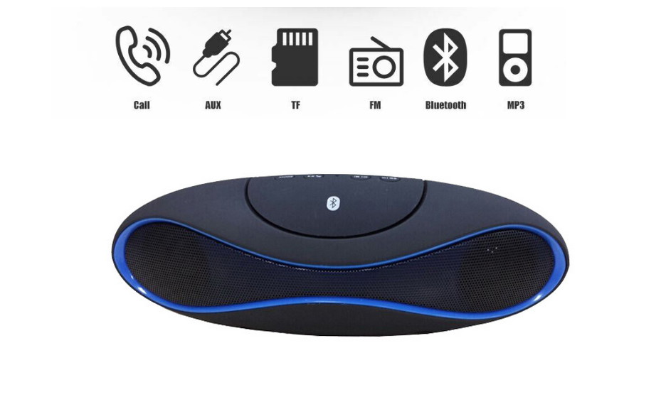 Wireless Bluetooth Speaker Mini Super Bass TF Aux USB Stereo Mp3 Speaker for laptop pc computer iphone smart phone