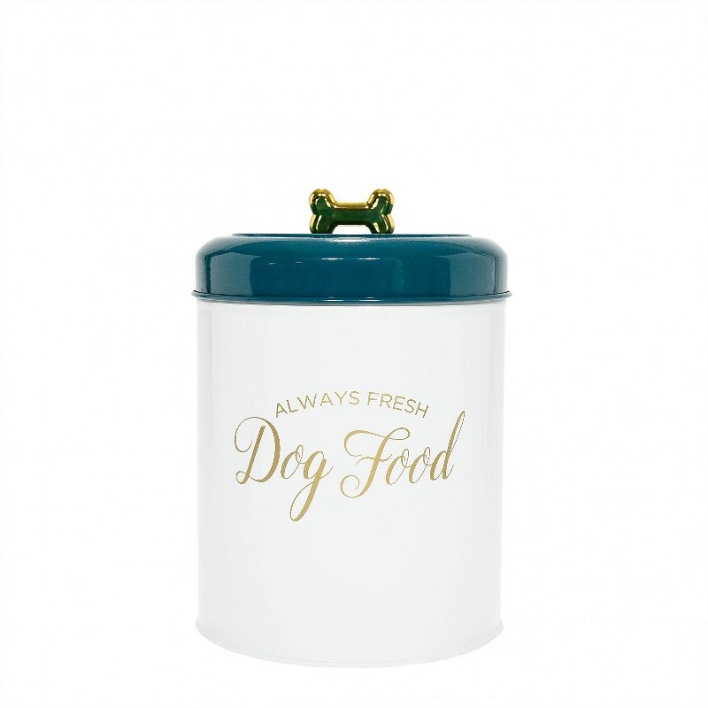 Amici Pet Maltese Metal Food Canister, 140oz