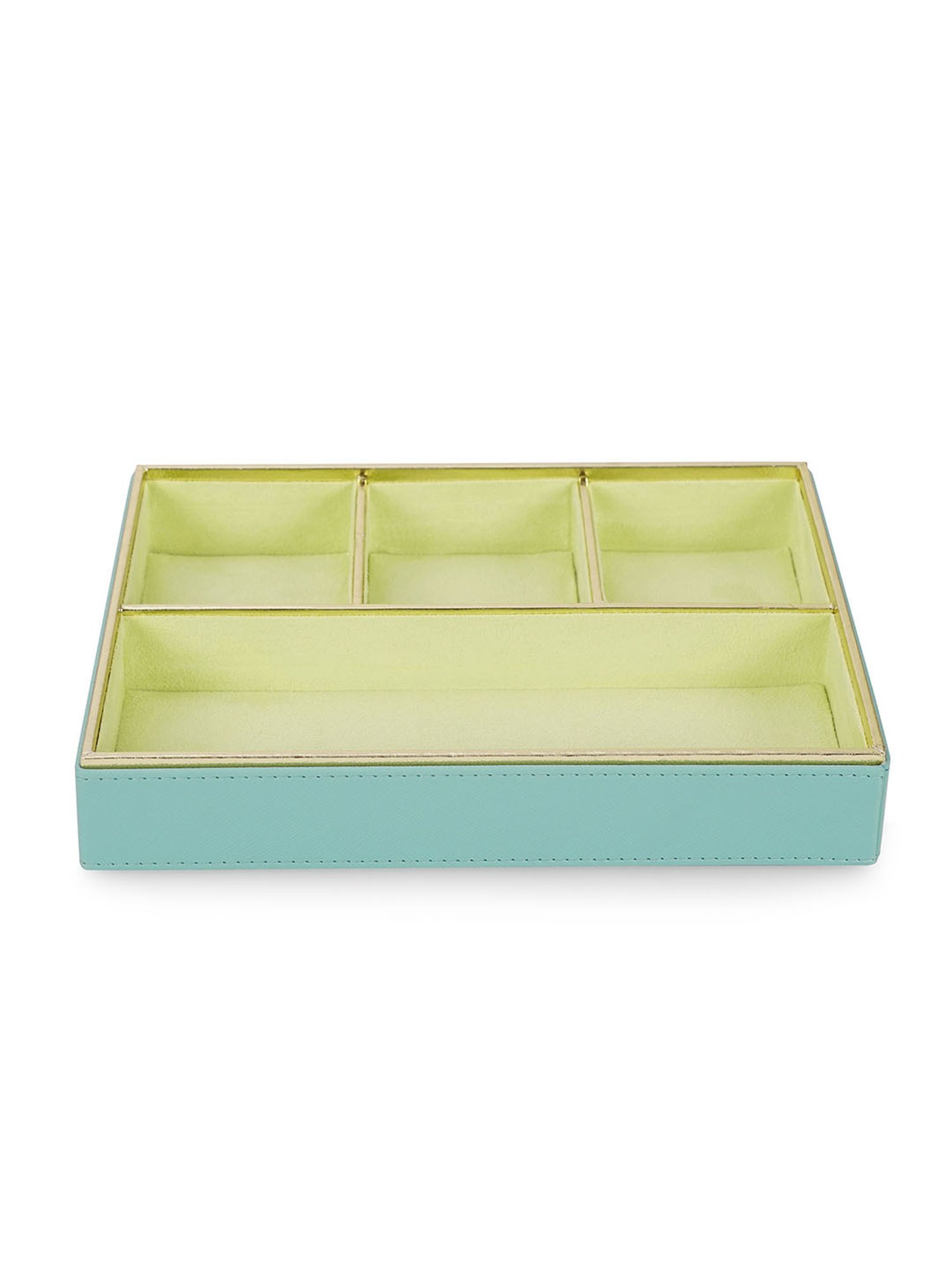 Pure Home and Living Blue Faux Leather Organisers