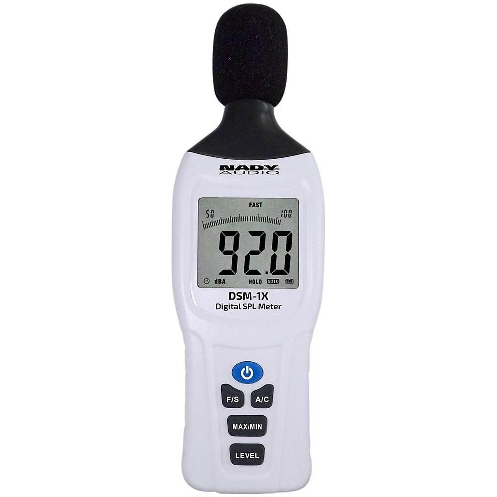 Nady DSM-1X Digital SPL Meter - Accurately measures sound pressure levels, confirms multiple speakers are adjusted to be the same volume