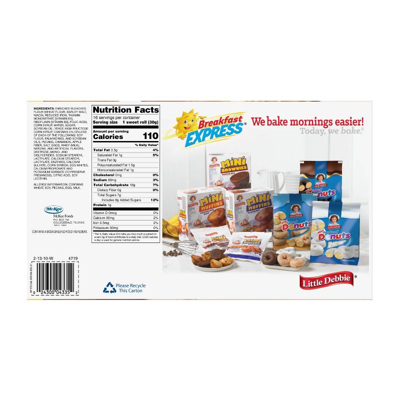 Little Debbie Pecan Spinwheels - 16ct/16.92oz