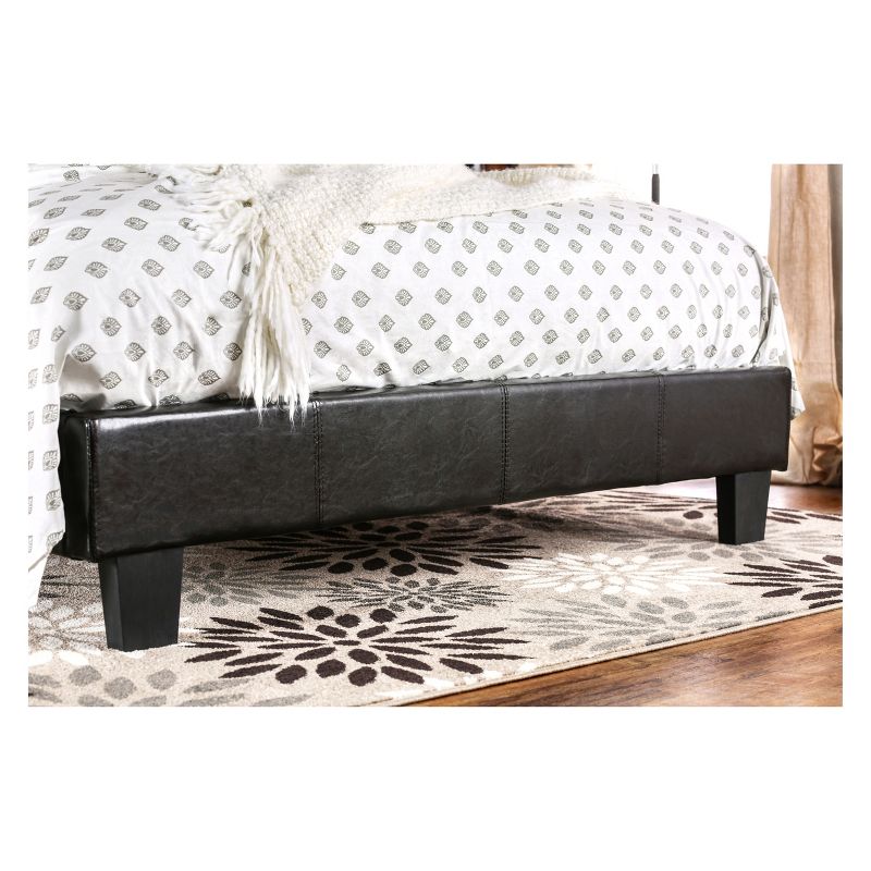Lizsa Leatherette Upholstered Twin Bed Espresso - HOMES: Inside + Out