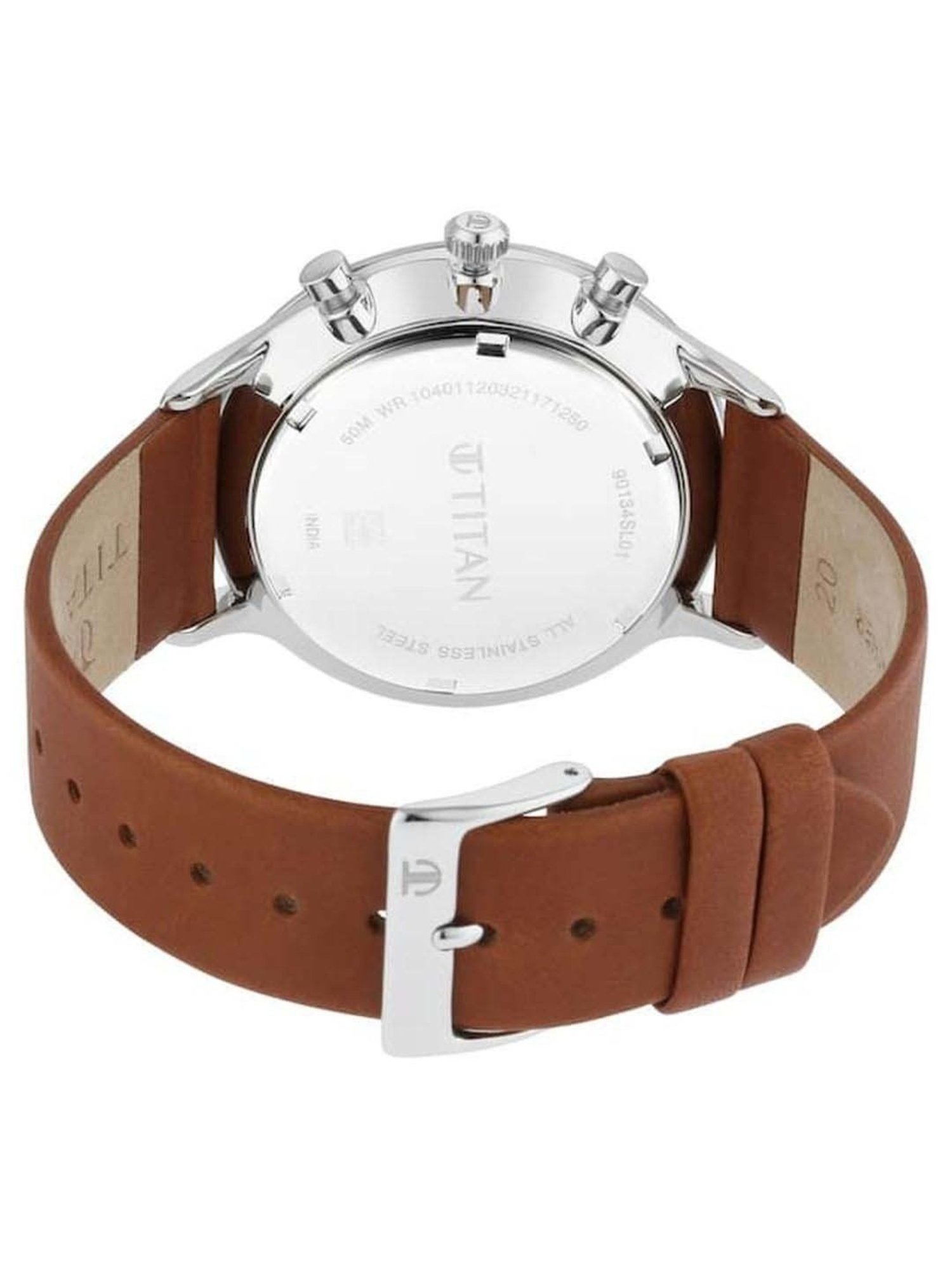 Titan Light Leathers NS90134SL01 Analog Watch for Men