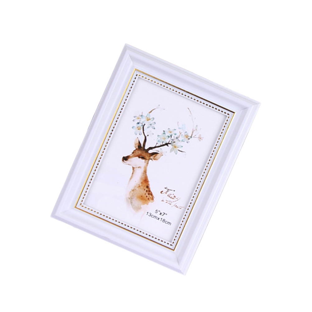 Home Decoration 7-Inches Durable Environmental Photo Frame Delicate Tabletop Picture Frame 13x18cm (Green)