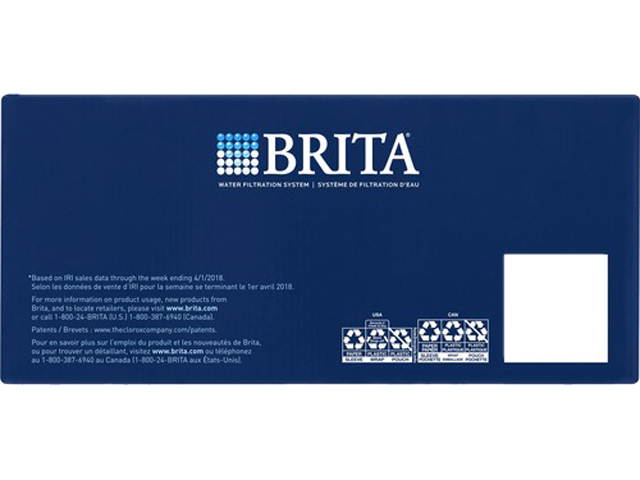 Brita 35566CT Space Saver Water Filter Pitcher