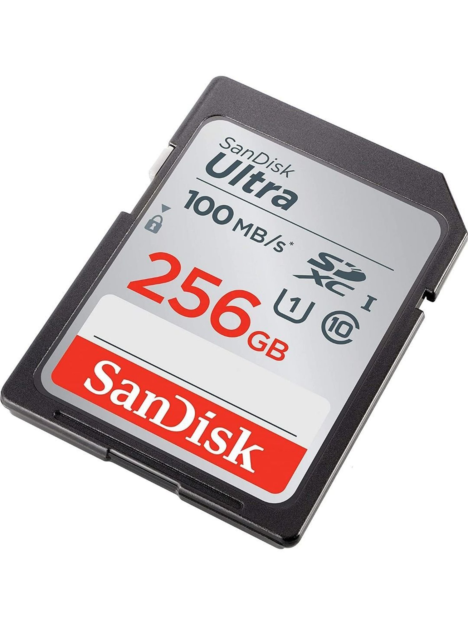 Sandisk 256GB Ultra SDXC UHS-I Memory Card with Transfer Speeds Up to 100mb/s (Black)