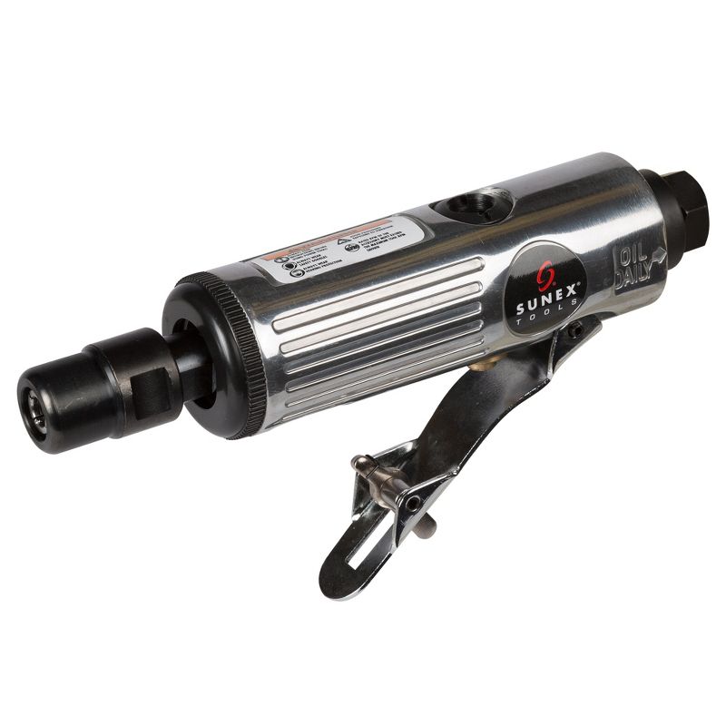 Sunex SX2PK Heavy Duty Handheld Power Tool Accessory Die Grinder Set with 1 Straight and 1 Angled Grinder, 2 Pack