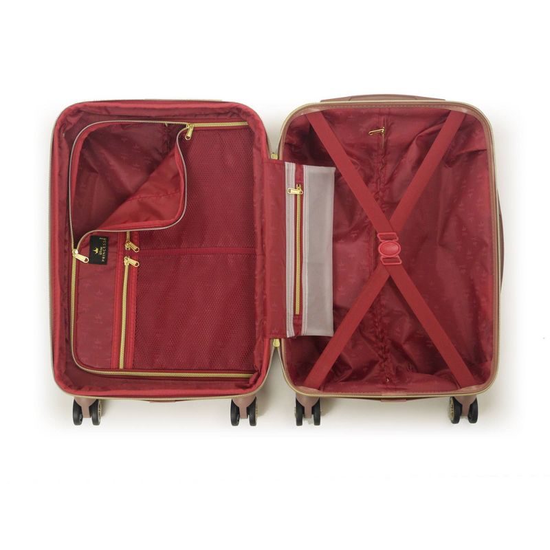 FUL Disney Princess Aurora Sleeping Beauty 21" Carry On Hardside Spinner Suitcase - Rose Gold