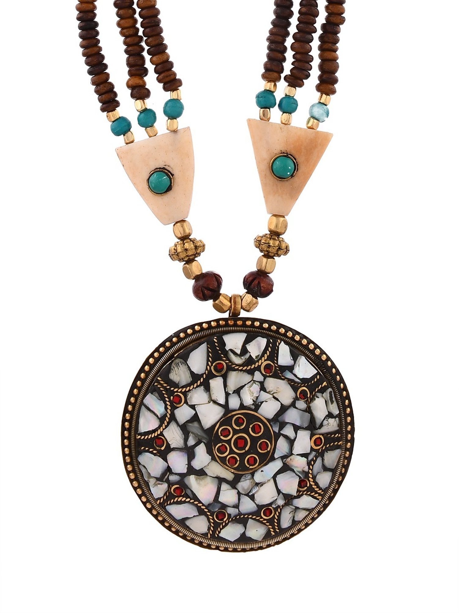 Imli Street Multicolour Long Beaded Handcrafted Necklace