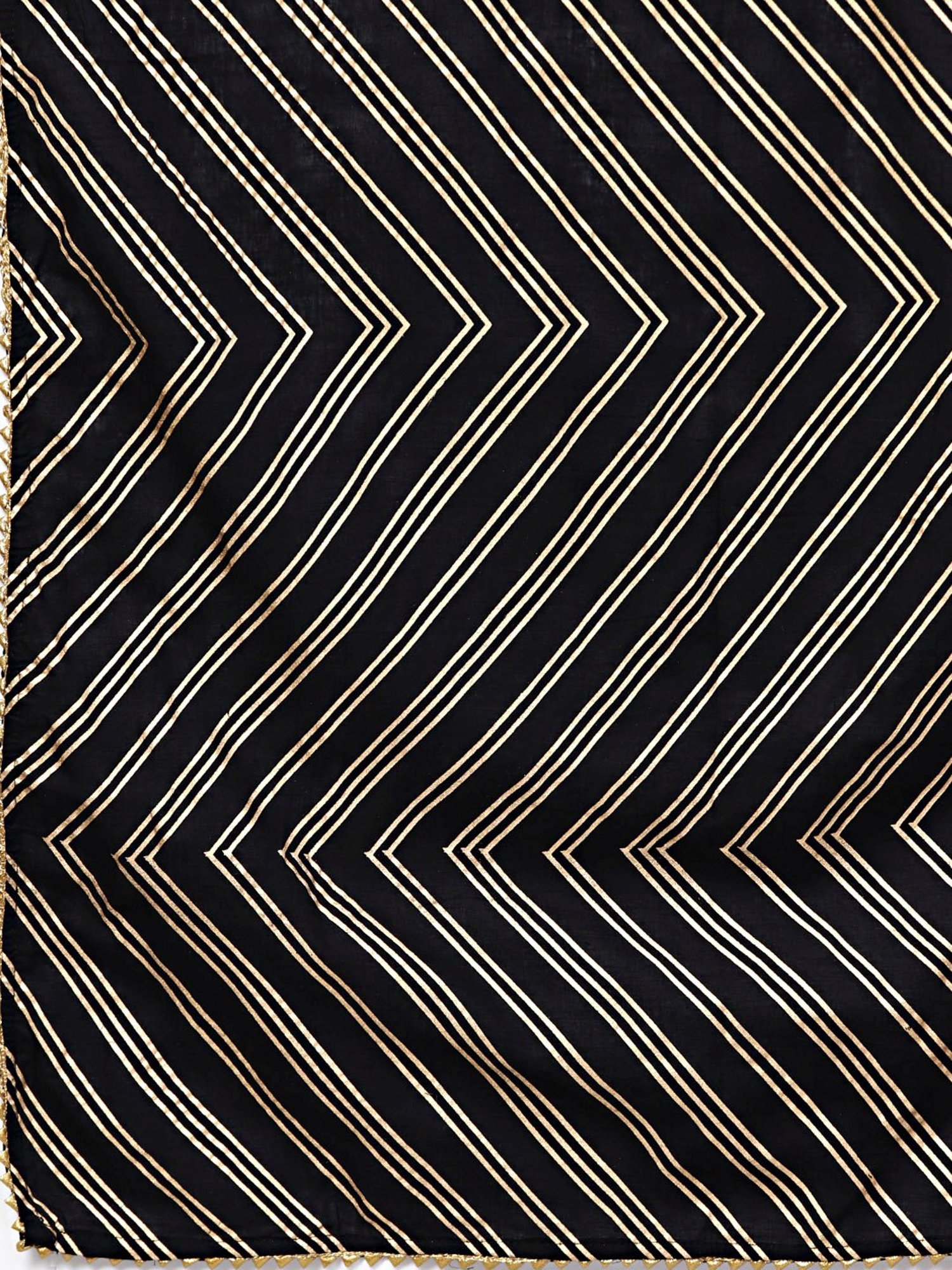 Chhabra 555 Black Cotton Kurta Sharara Set With Dupatta