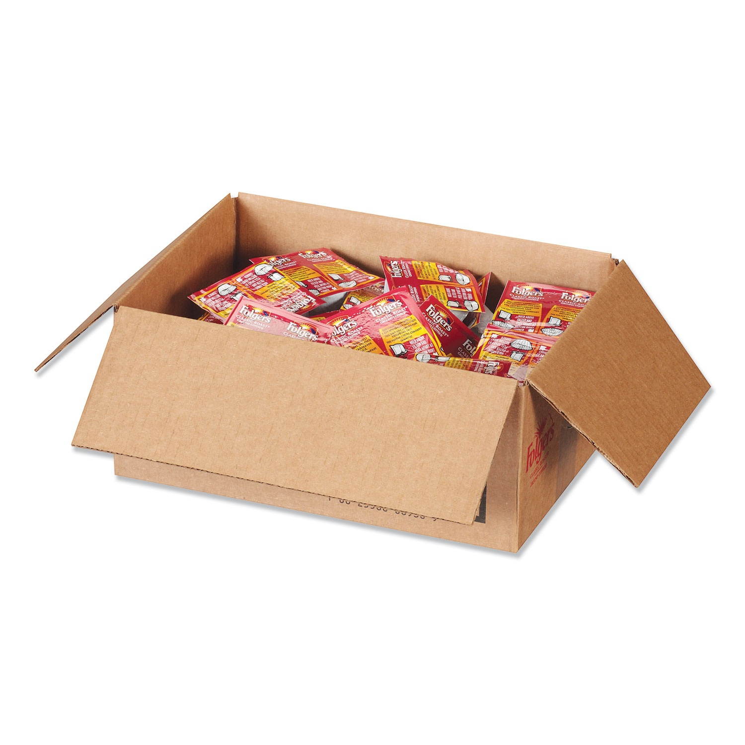 Folgers Coffee Classic Roast Regular 9/10oz Vacket Pack 42/Carton 06930