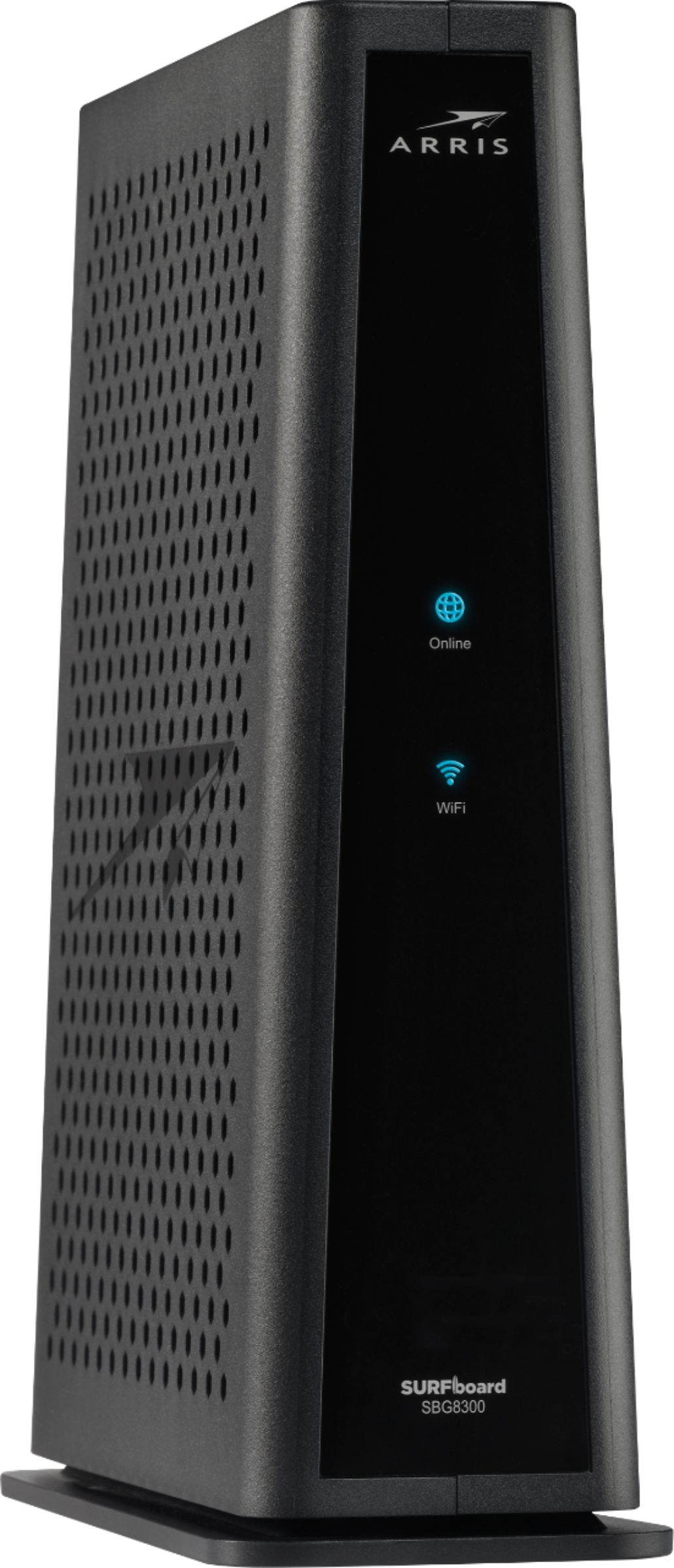 ARRIS - SURFboard DOCSIS 3.1 Cable Modem  and  Dual-Band Wi-Fi Router for Xfinity and Cox service tiers - Black (SBG8300)