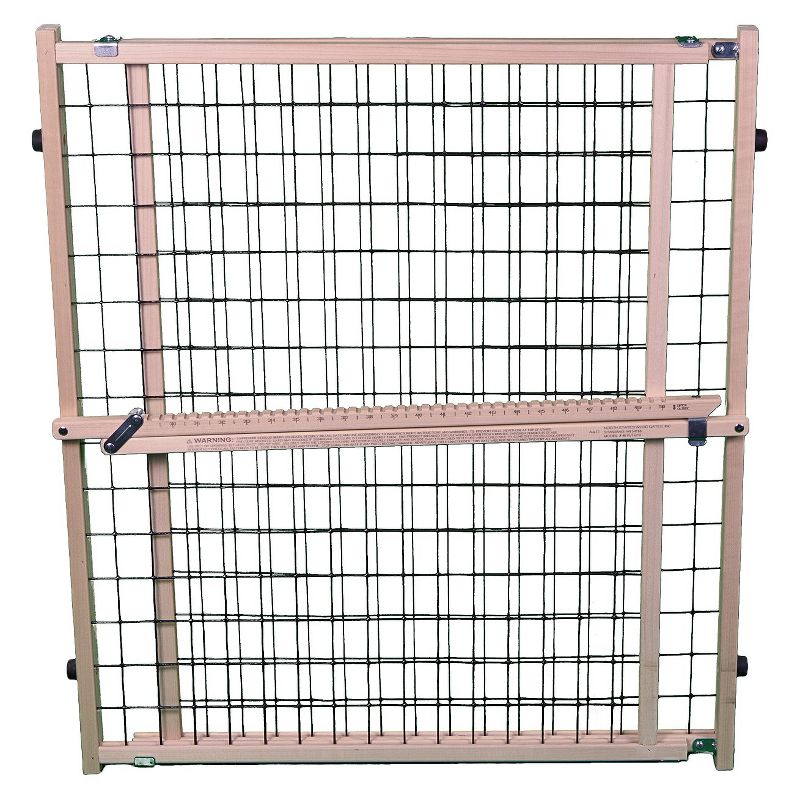 MyPet Extra Wide Wire Mesh Dog Gate - 29.5"-50 - Brown