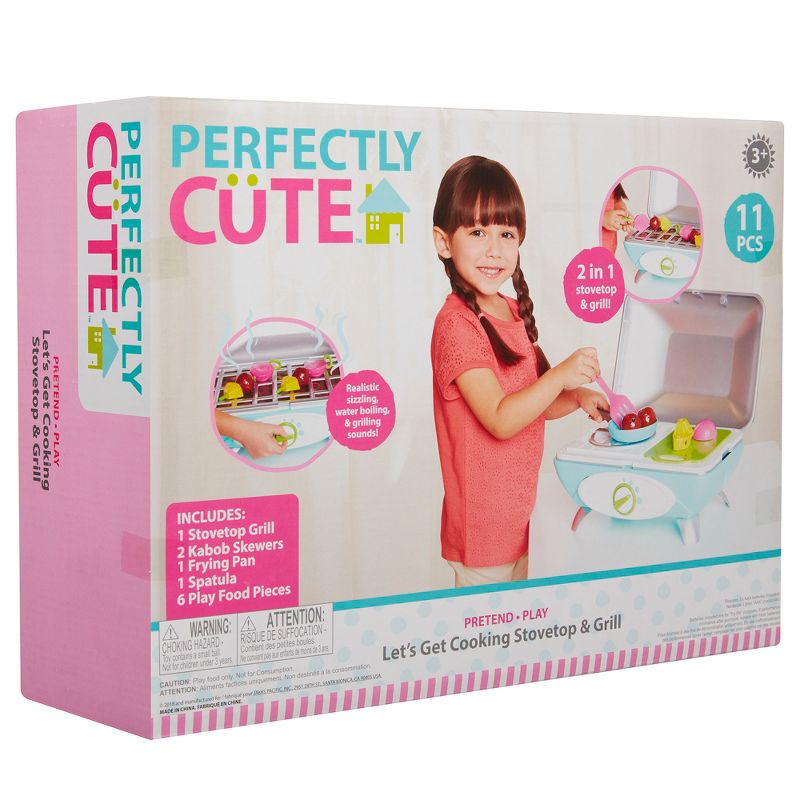 Perfectly Cute Let's Get Cooking Stovetop and Grill 11pc Set